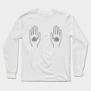 Hands Off! Eyes of Protection Long Sleeve T-Shirt